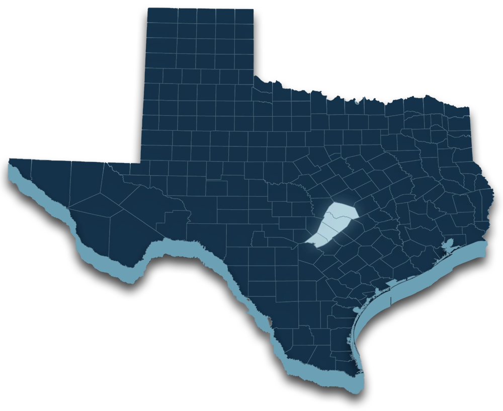 Map of Texas 
