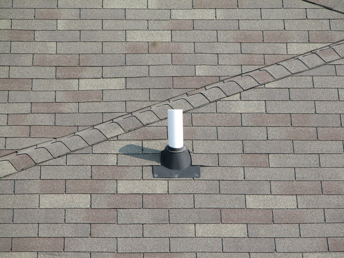 Roof ventilation on roof in Austin, Texas